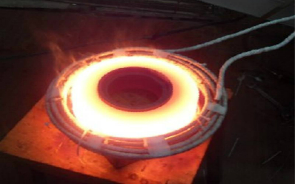 压缩机气阀弹簧的热处理采用高频炉